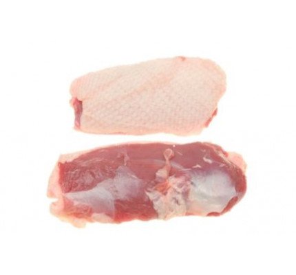 Gänsebrustfilet eingefroren