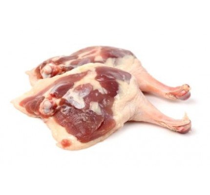 Gänsekeulen eingefroren