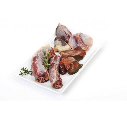 Gänseklein mit Karkasse